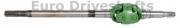 driveshaft with double joint 35 x 96.8, l=1025mm, john deere