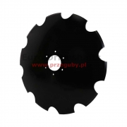disc harrow diameter  510mm, 10 tooth, round hole 76mm, 6 holes 8,5mm, thickness 5mm, z=112mm